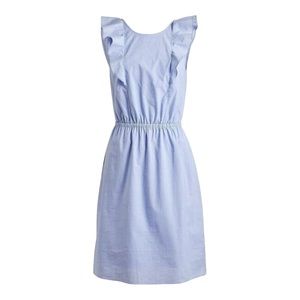J. Crew Sleeveless Ruffle Dress